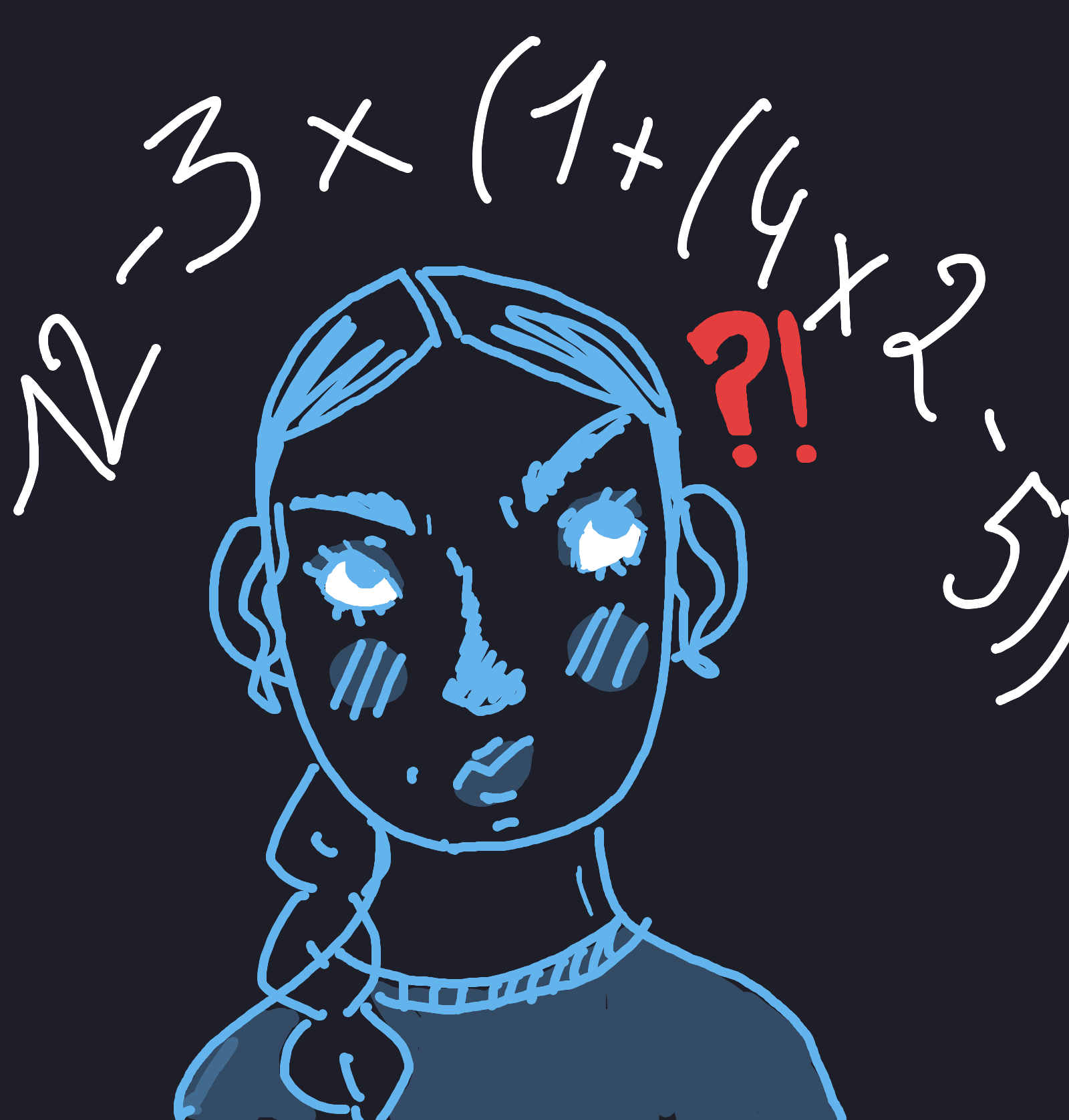 My 12 - 3 × (1 + (4 x 2- 5))