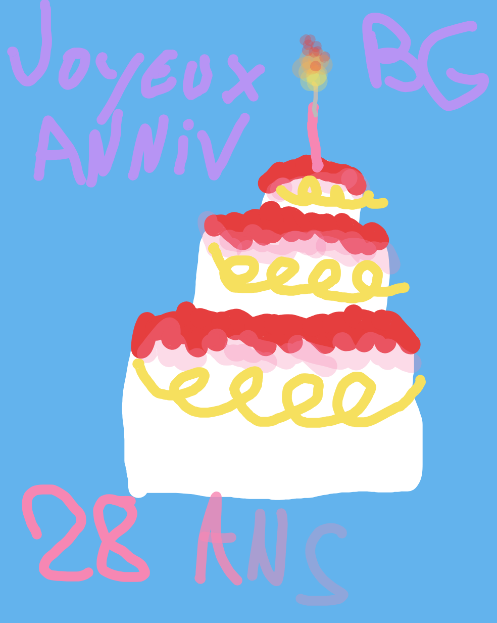 My Souhaite moi joyeux anniversaire