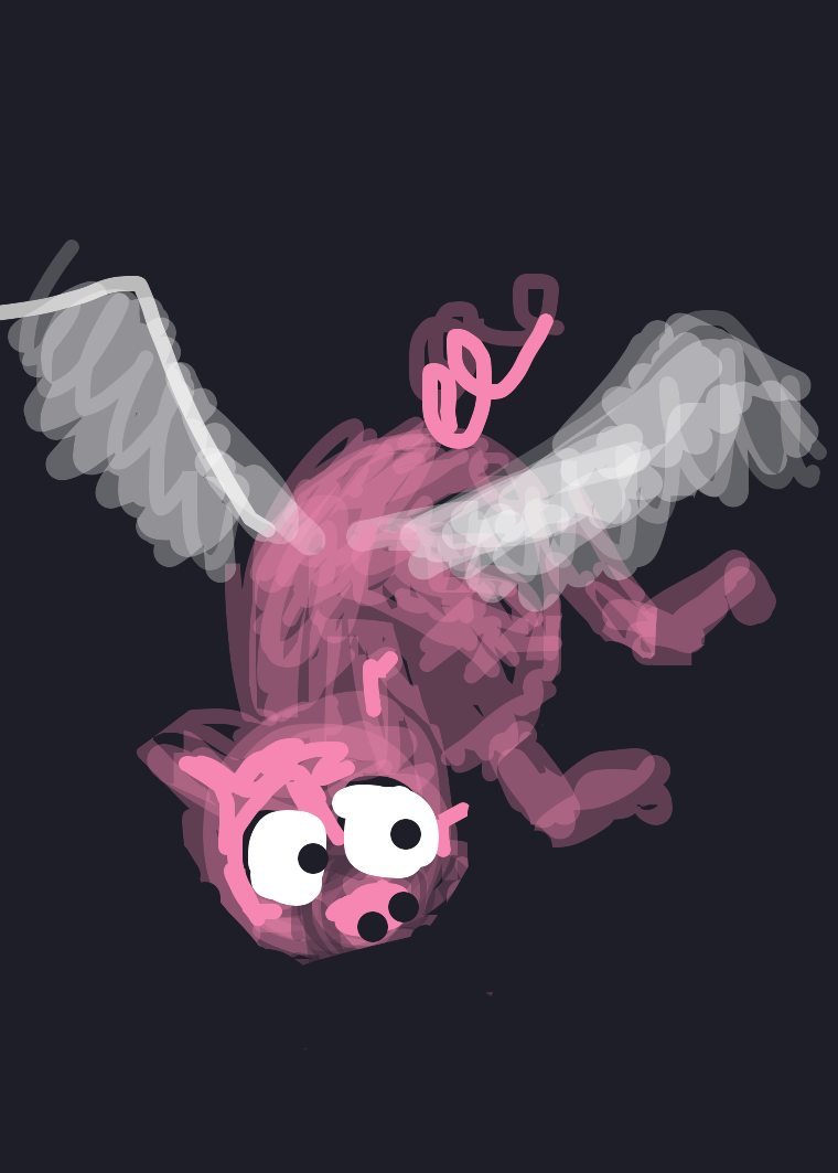 My Cochon avec des ailes volant