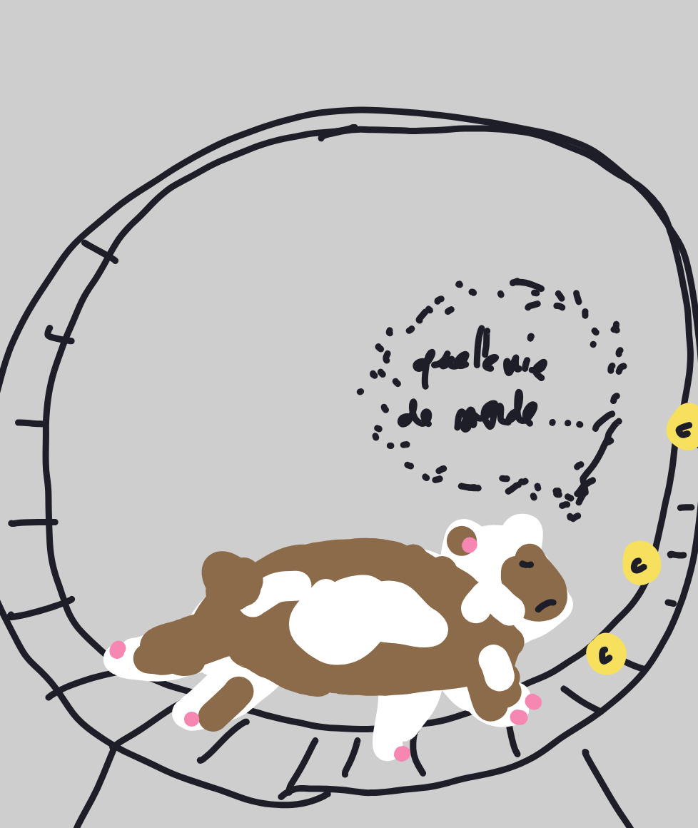 My Hamster at 9-5 job