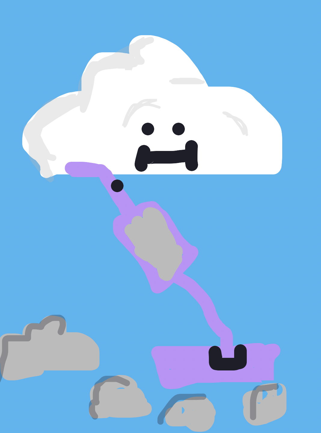 My Nuage qui passe l’aspirateur
