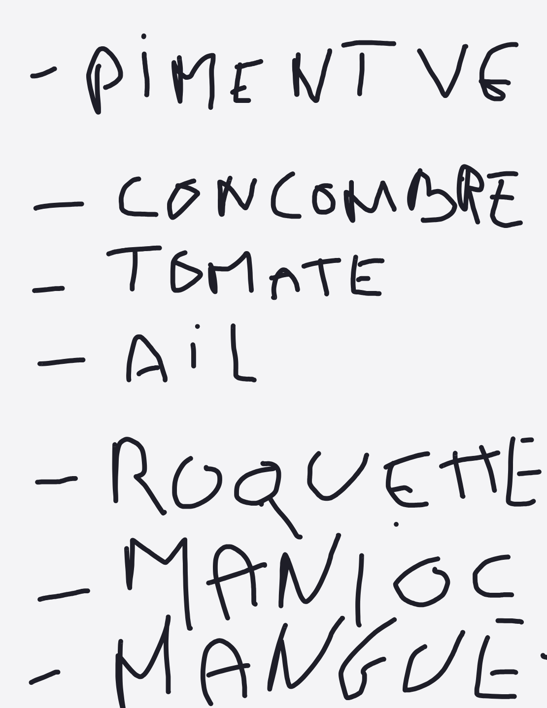 My Ma dernière note