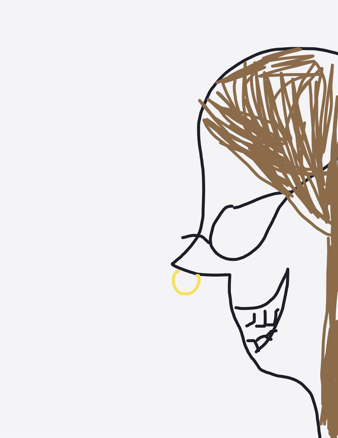 My Mon visage de profil