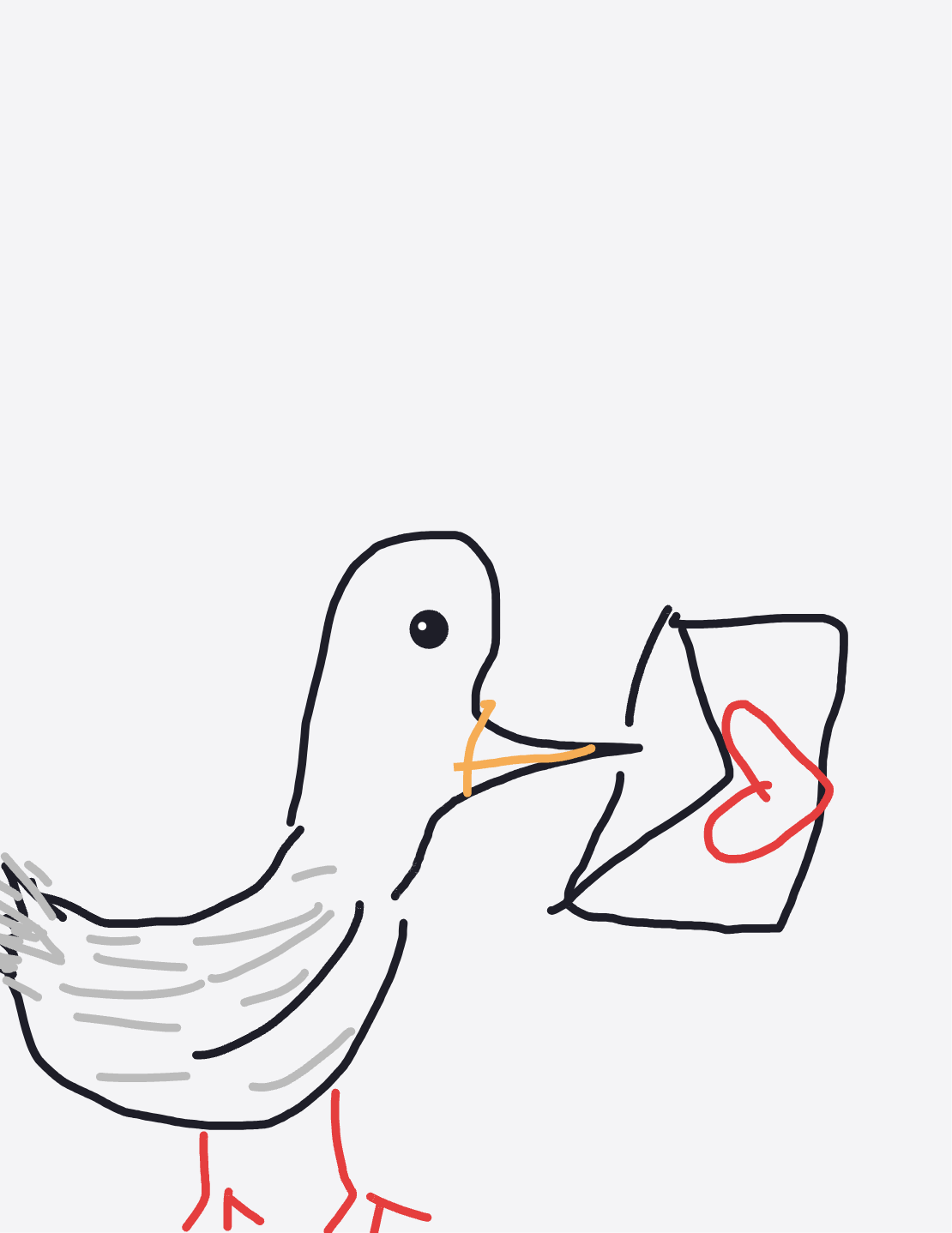 My Pigeon comme facteur — a one-shot sketch by daisyxcore on The Midnight Gallery daily drawing app.