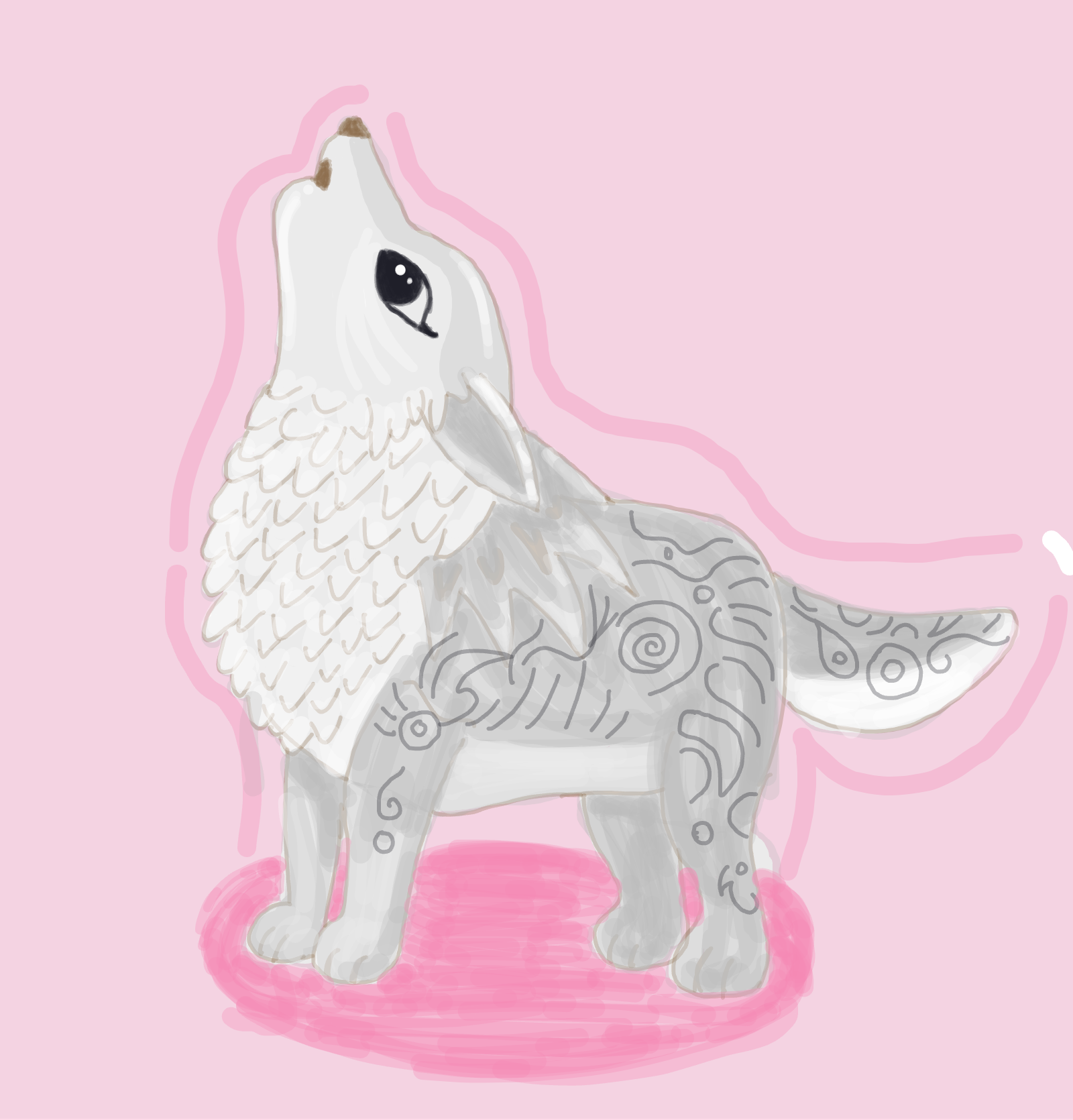 My Lucky charm — a one-shot sketch by Mizzie on The Midnight Gallery daily drawing app.